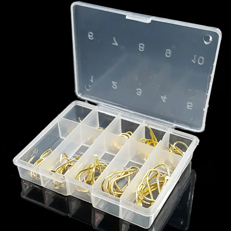 Peche 100pcs/box Fishing Hooks High Carbon Steel Barbed Fishhooks for Carp Fly Fishing Tackle Boxes Pesca Fish Hooks