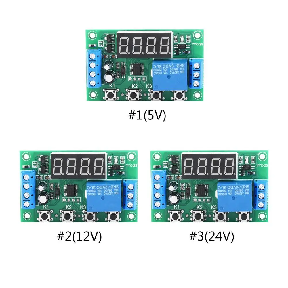 

YYC-2S LED Display Adjustable Timer Relay Automation Control Switch Module
