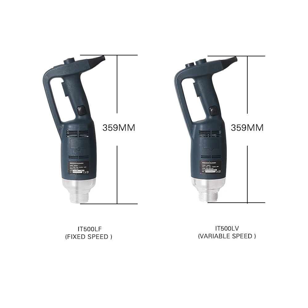 ITOP 500W Handheld Blender Commercial Kitchen Electric Food Processor Variable Speed/Fixed Speed Immersion Blender Mixer