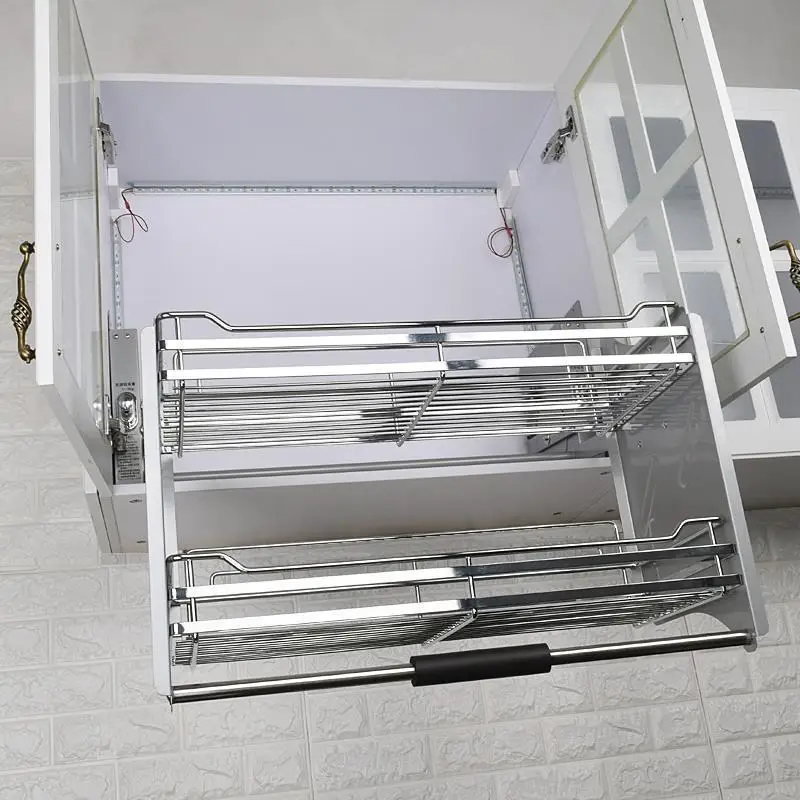 Cocina Accesorios Armario Cestas Para Organizar ящик для подвесного органайзера Cozinha стойка кухонного