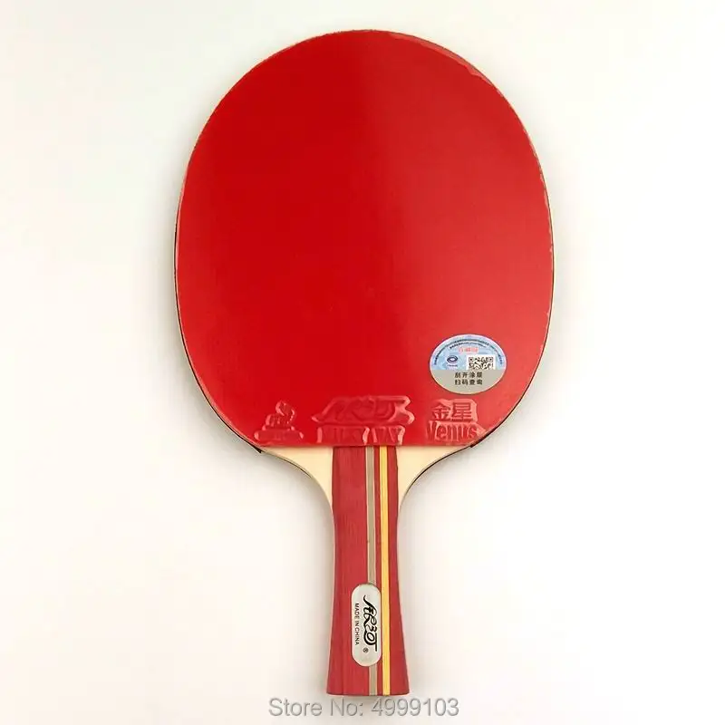 

Original yinhe 02b table tennis racket finished racket ping pong racquet game fast attack with loop