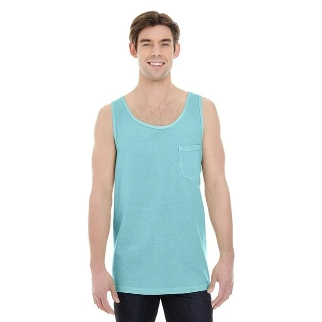 Comfort Colors 9330 Chalky Mint XL Adult Pocket Tank Top Chalky Mint