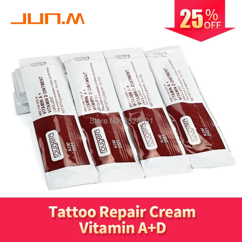 50Pcs 5g New Anti Scar Tattoo Aftercare Fougera Tattoo Recovery Cream