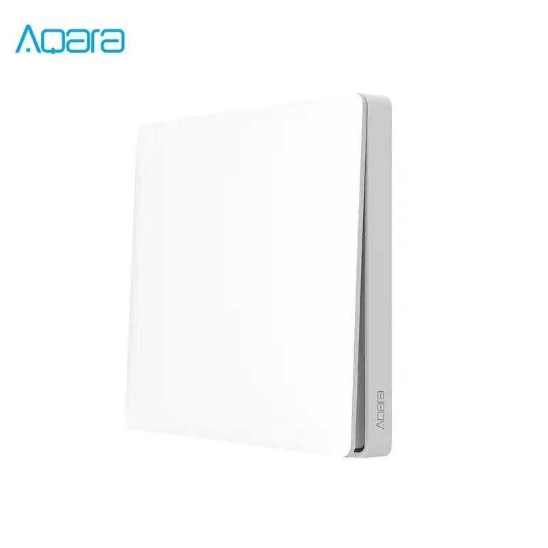

Aqara Mijia Smart Home Light Control Single Fire Wire ZigBee Wireless Key Wall Switch Via Smartphone APP Remote Single Key