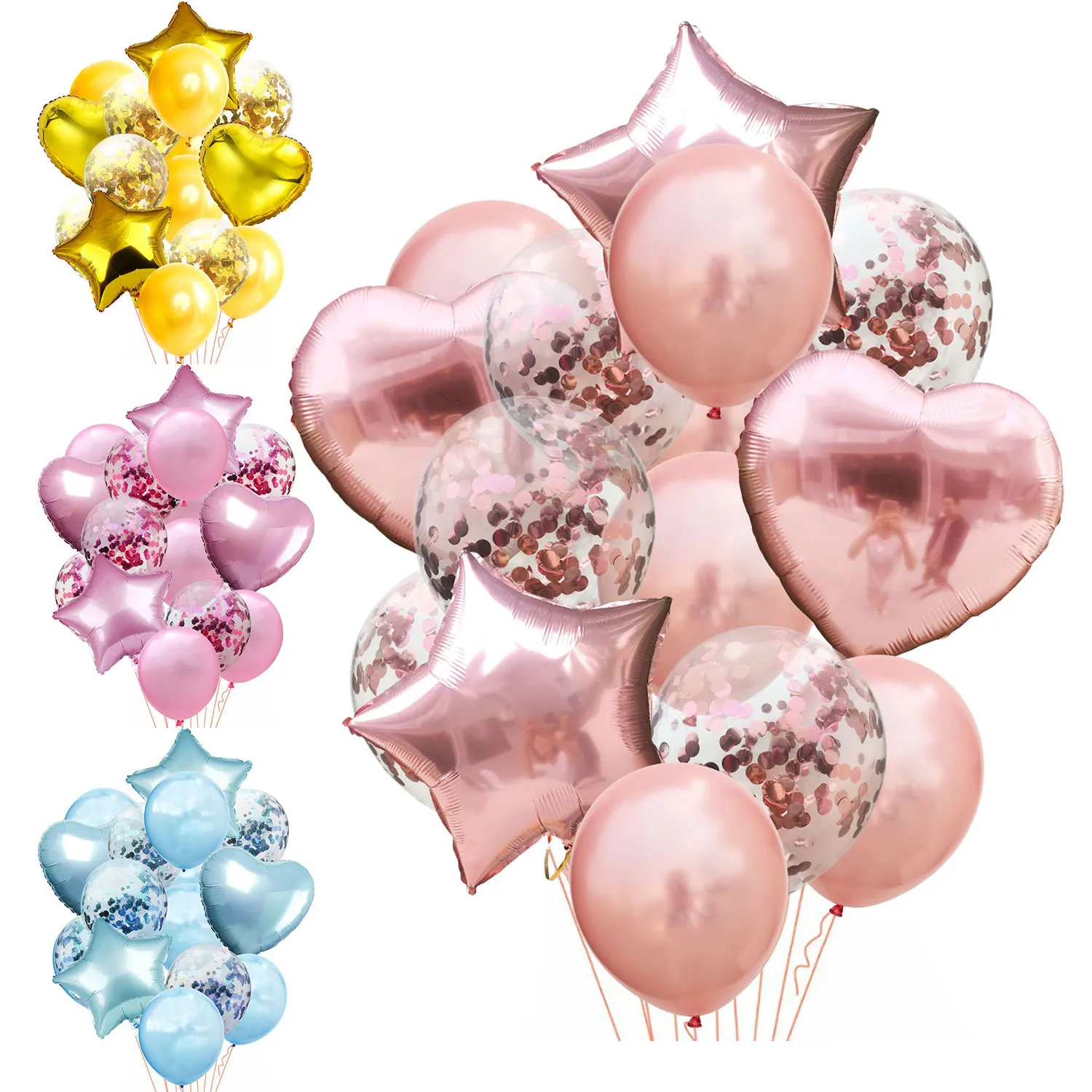 

14pcs 12inch Latex Balloons Air Ballons Foil Baloons Birthday Party Decorations Kids Valentines Day Wedding Decor Baby Shower