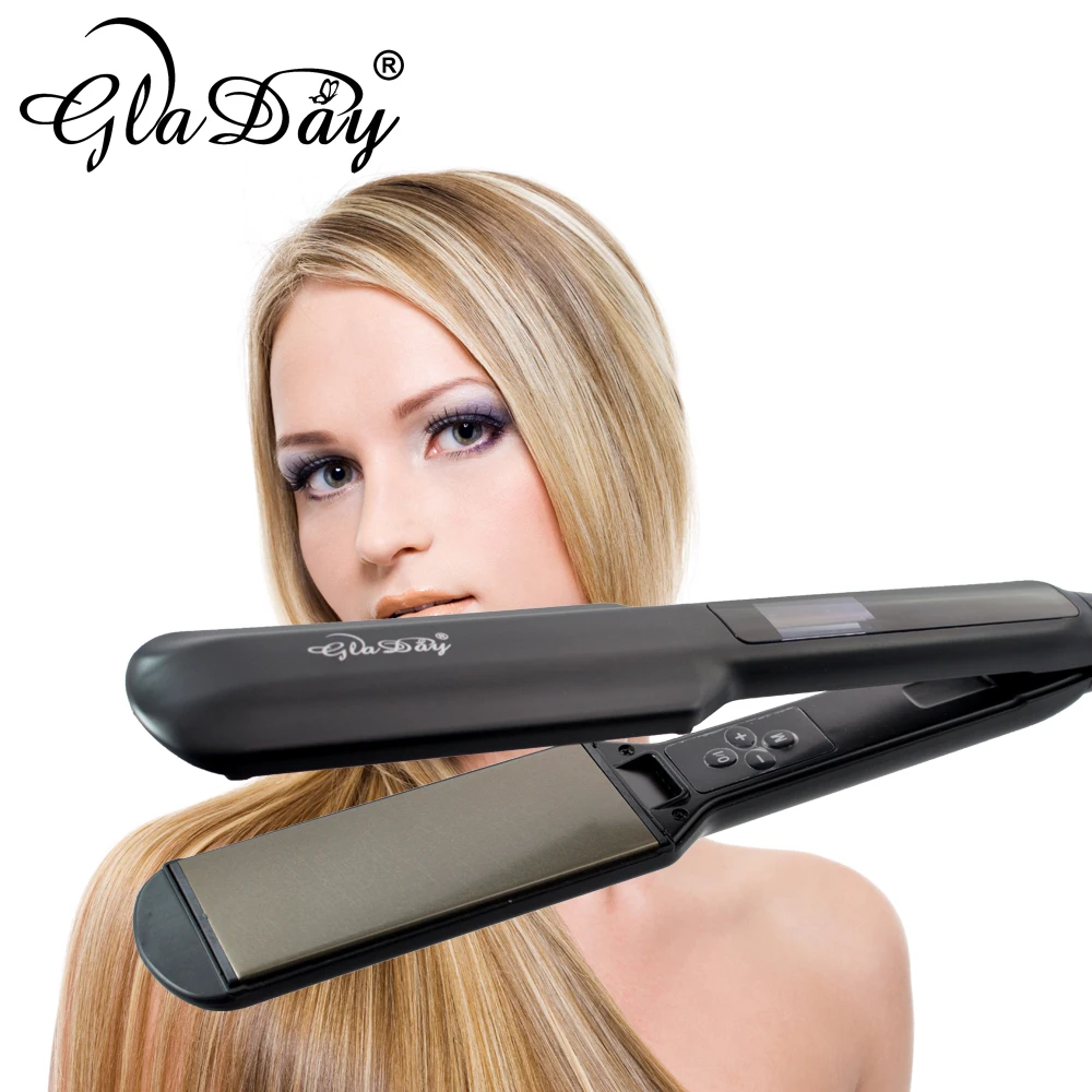 

Fast Heat Up MCH Hair Straightener With LCD Display Professional hair straightening irons