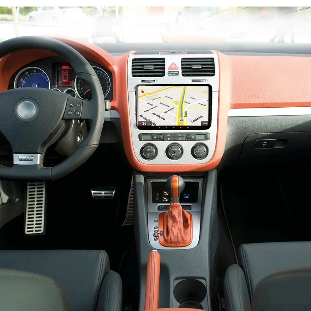Автомагнитола 9 &quot 4 ядра Android 8 1 DAB + Navi стерео OPS Bluetooth для Jetta Polo Magotan T5 Touran