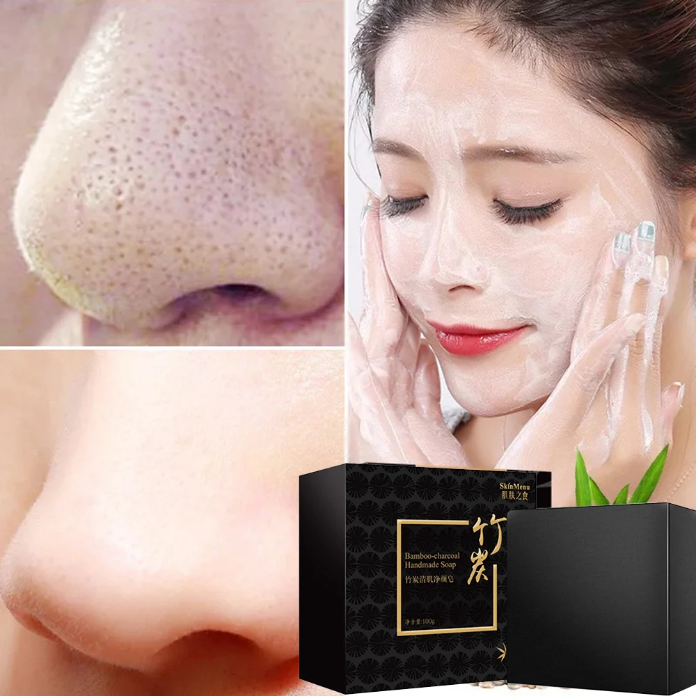 

100g Sea Salt Whitening Soap Cleaner Removal Pimple Oil Control Pores Acne Treatment Moisturizing Face Wash Soap Skin Care TSLM1