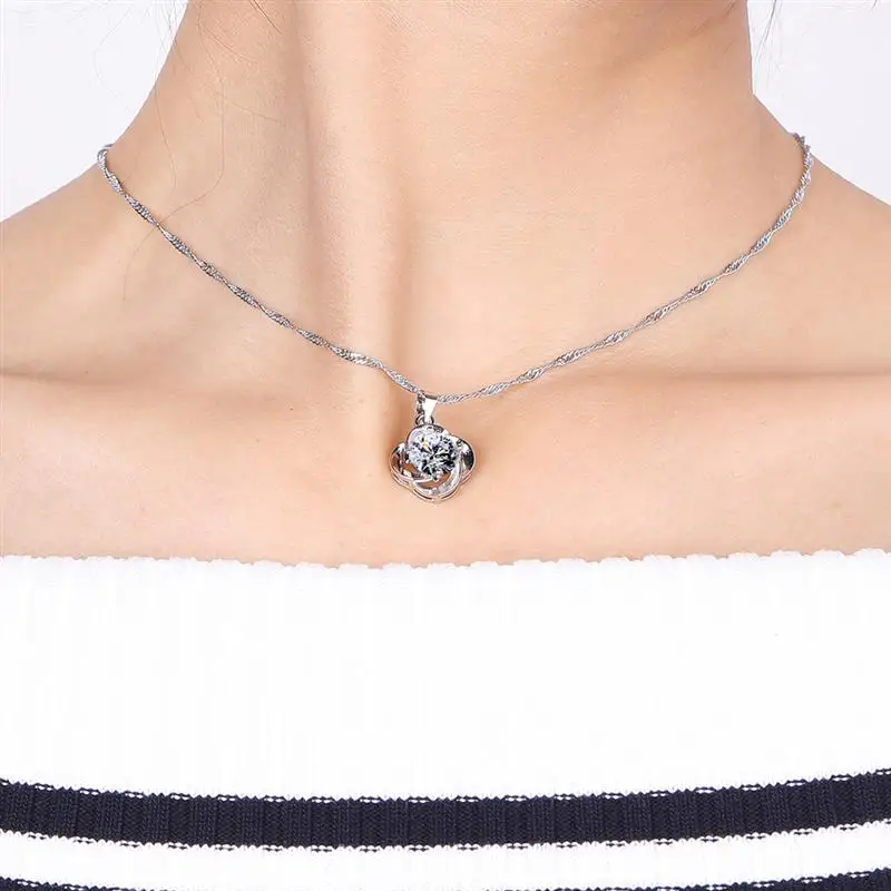 Fomous Jewelry женское ожерелье в форме лепестков милый кулон виде насекомого длинное