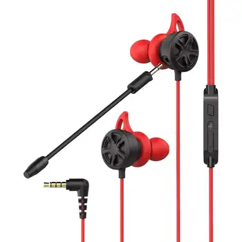 

Hot Deals T4 Gaming Headphones Earphones In-Ear Earbuds Wired Headphones With Dual Mic Detachable Microphone Compatible With S