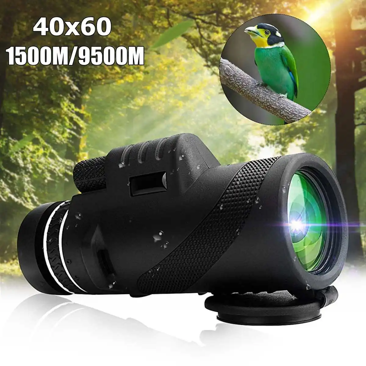 40X60 يوم و ليلة الرؤية ثنائي التركيز HD البصريات التكبير أحادي تلسكوب للماء سوبر واضح ل في الهواء الطلق الصيد 40X60 يوم و ليلة الرؤية ثنائي التركيز HD البصريات التكبير أحادي تلسكوب للماء سوبر واضح ل في الهواء الطلق الصيد