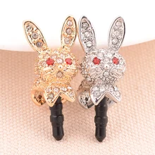 Супер популярные наушники Meng Rabbit с защитой от пыли, Пылезащитная заглушка, универсальный мобильный телефон, 3,5 мм, пылезащитная заглушка для наушников