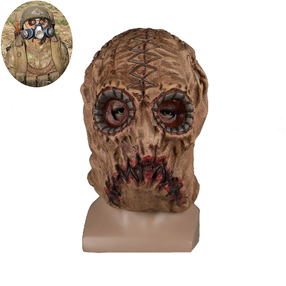 

SCUM Scarecrow Mask Helmet Halloween Scary Cosplay Prop