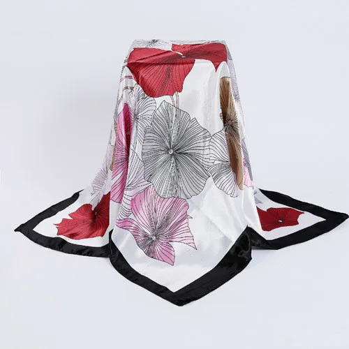 New Design Woman Silk Scarf 90*90cm Square Satin Scarves For Women Head Scarf For Hair Silk Hair Scarf For Sleeping New Design Woman Silk Scarf 90*90cm Square Satin Scarves For Women Head Scarf For Hair Silk Hair Scarf For Sleeping