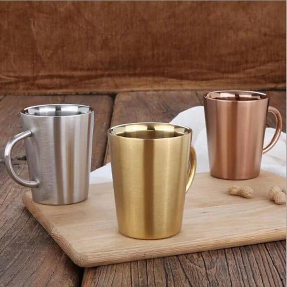 

Stainless Steel 370ml Double Wall Vacuum Insulated Coffee Mug with Lid Tea Cup Travel Mug Drinkware