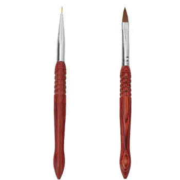 

2pcs/set Sandalwood Pole Ultra-Fine Drawing Pens Painting Pens Nail Painted Pens Nail Art Liner Pencil