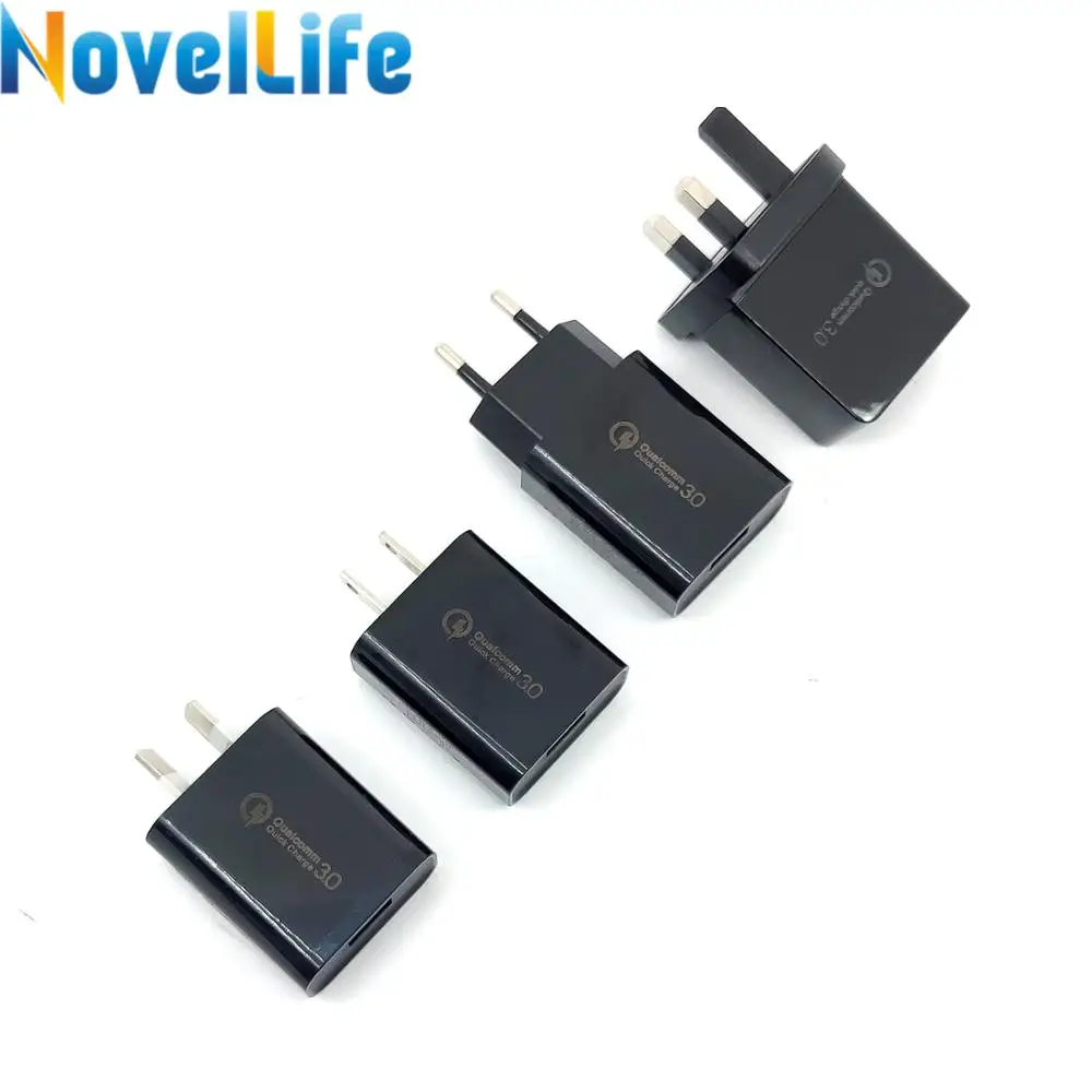 Быстрое зарядное устройство QC3.0 адаптер питания USB Type C набор мягких силиконовых