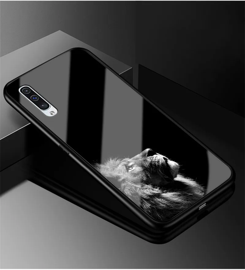 Стеклянный чехол для Samsung A50 A30s A70 стеклянный задняя крышка Galaxy A71 2019 A 50 A51 51