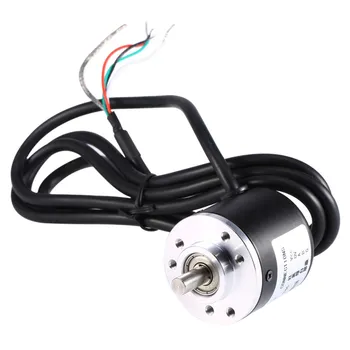 

600 Pulses Incremental Optical Rotary Encoder AB Two-phase 5-24V 600 Pulses Incremental Optical Rotary Encoder