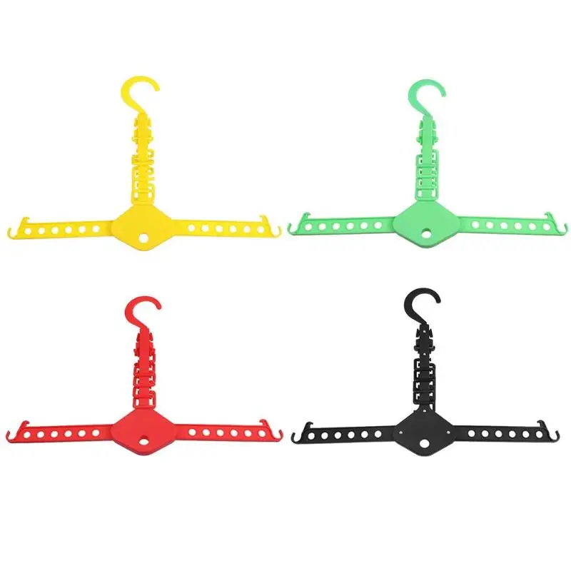 

Multi-Functional Dual Hanger Folding Clothes Hanger Clothing Drying Rack Wardrobe Closet Organizer for home Clothes