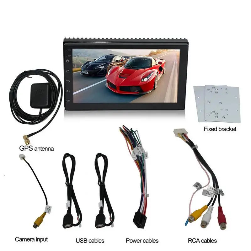 

2 Din 7" Android Universal Car Radio Multimedia Player Bluetooth GPS Navigation Car Stereo Mirror Link FM Rds Wifi DAB+ Headunit