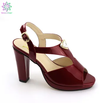 

Latest Design Women Shoes Summer 2019 Shoes Woman High Heel Nigerian Women Wedding Shoes Decorated with Rhinestone Party Shoes