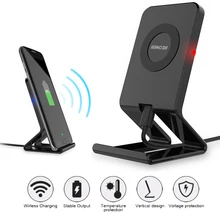 10 Вт QI Беспроводное зарядное устройство Подставка для Iphone 8 Iphone samsung S8 S8 Plus S7 Edge S7 S6 беспроводной зарядный держатель для телефона