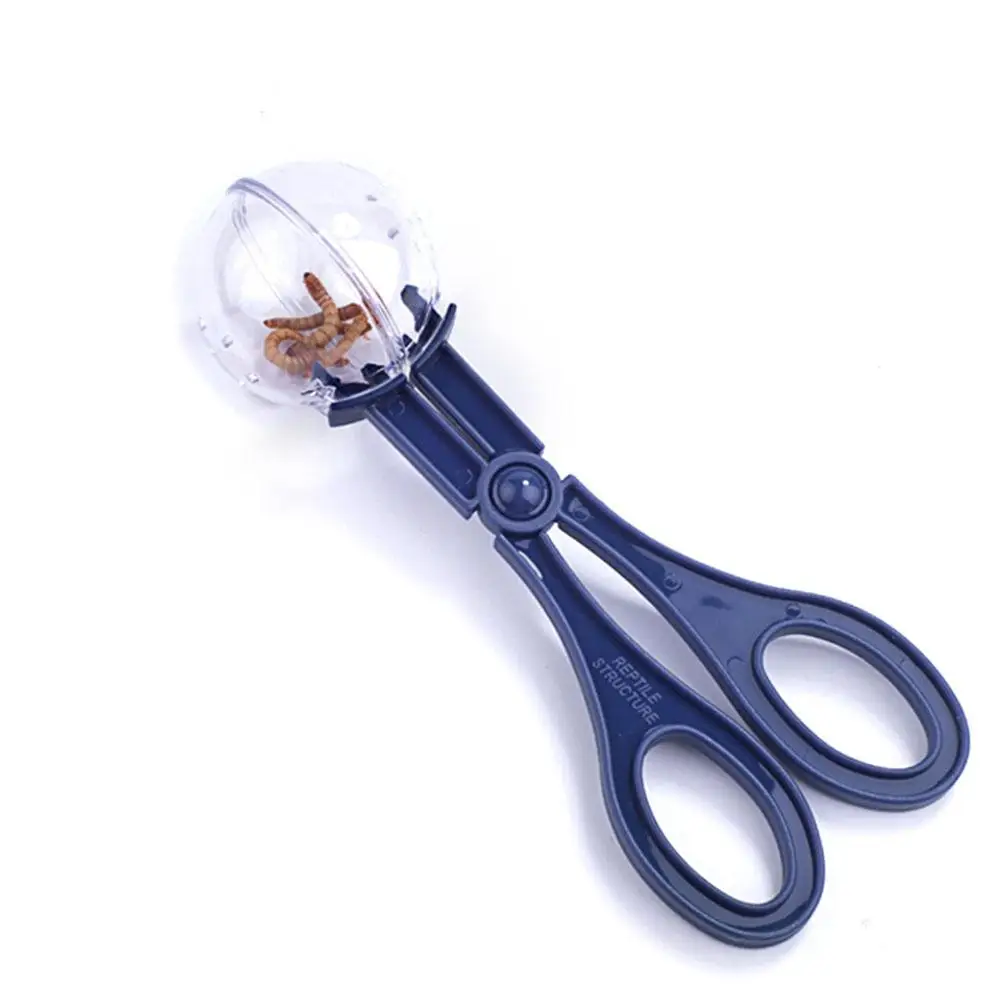 

Portable Reptile Amphibian Feeding Litter Poop Feeding and Cleaning Clamp Clip Tool