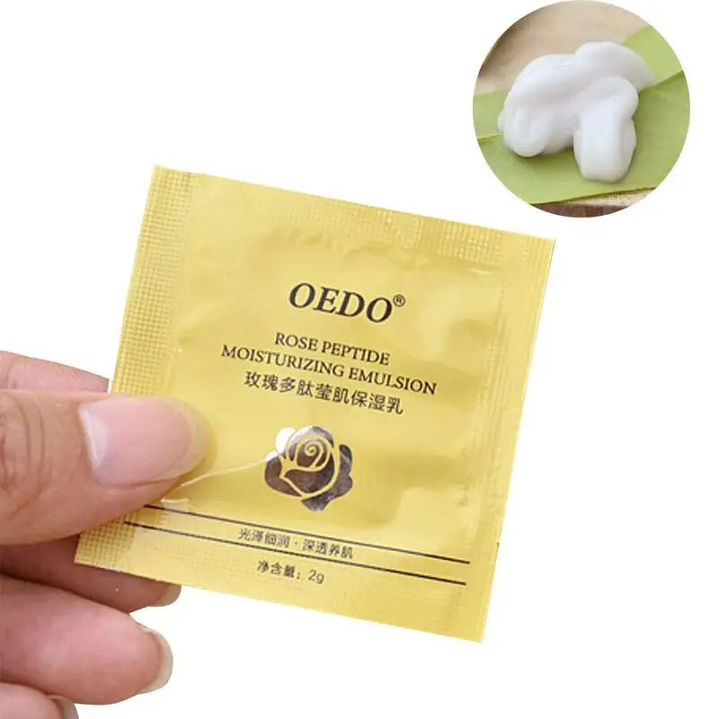 

2g Rose Peptide Moisturizing Emulsion Skin Care Whitening Face Care Anti-Aging Anti Wrinkle Cream Oil-control Repair Water Lock