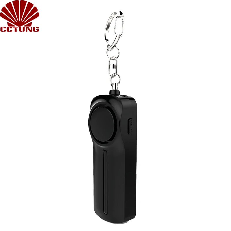 

130db Slim Body Safe Sound Alarm Keychain with SOS Emergency LED Light & Self Defense to Keep Powerful Safety Property Assurance