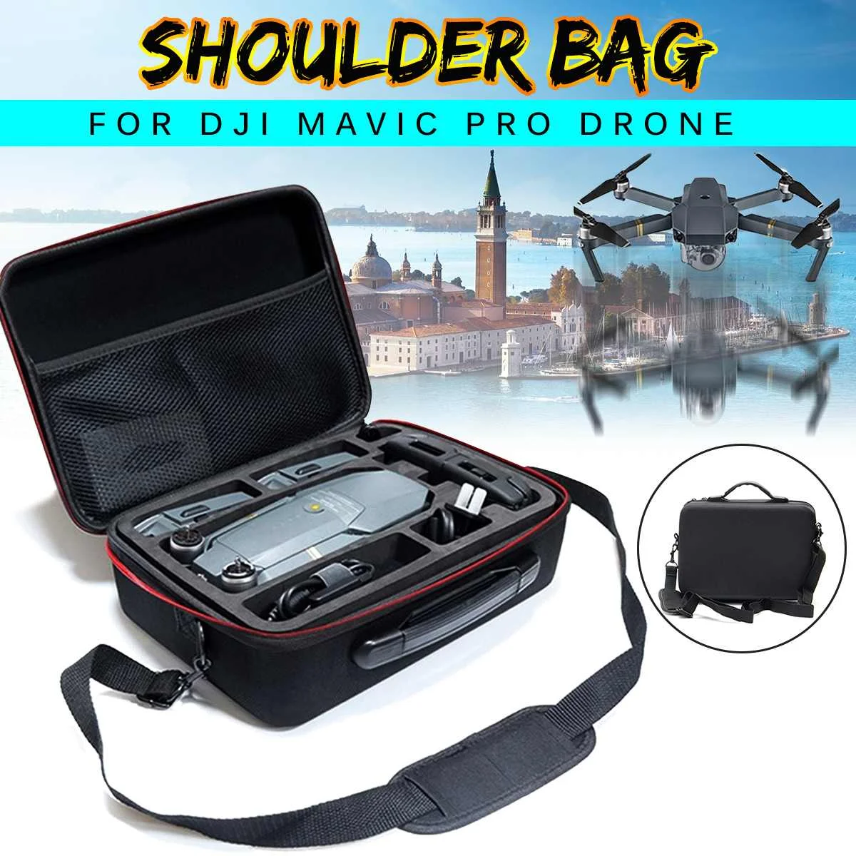 Drones Bag for DJI Mavic Pro VA Hard Portable Shoulder Carry Case Storage Bag Waterproof For DJI