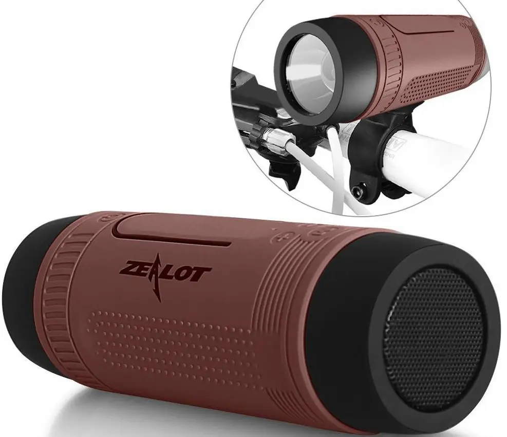 10 шт./лот открытый водостойкий Bluetooth динамик с светодиодный фонарик Спорт стерео