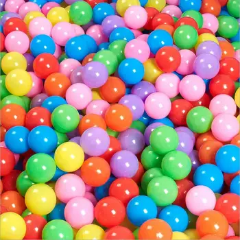 

100pcs 7cm Fun Soft Multicolor Plastic Ocean Ball Baby Kids Swim Pit Toys Colorful High Quality Material Non-toxic No Smell