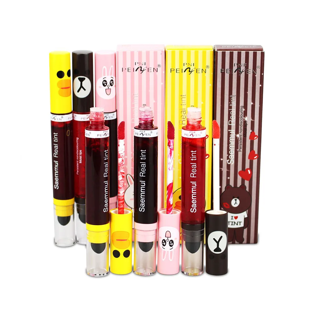 

Hot sale of new products Cartoon Lip Gloss Glaze Labial fluid texture Persistent color rendering
