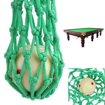 

6pcs /set Nylon Mesh Billiard Snooker Nets Table Net Bags Pocket Club Kit For Table Billiard Snooker Parts Green,10*4.3CM