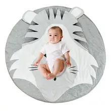 INS детские игровые коврики для малышей, детский коврик для ползания, коврик для пола, детское постельное белье, одеяло с кроликами, хлопковый игровой коврик, декор для детской комнаты