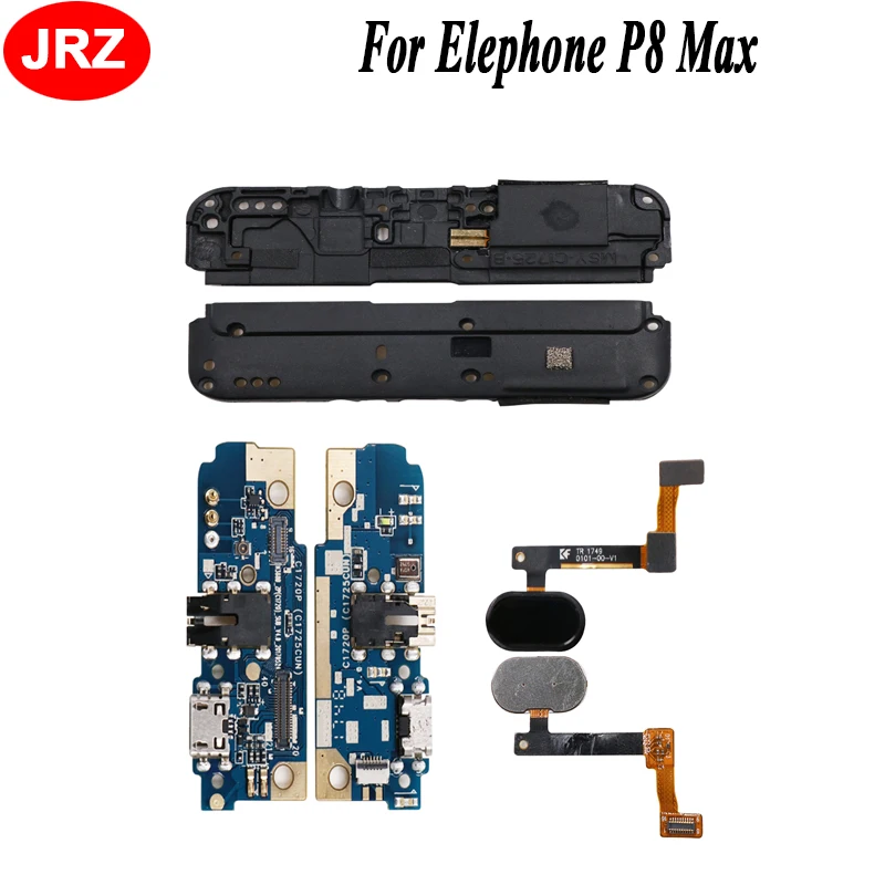 JRZ для Elephone P8 Max громкоговоритель с USB разъемом плата зарядки микрофоном запасные