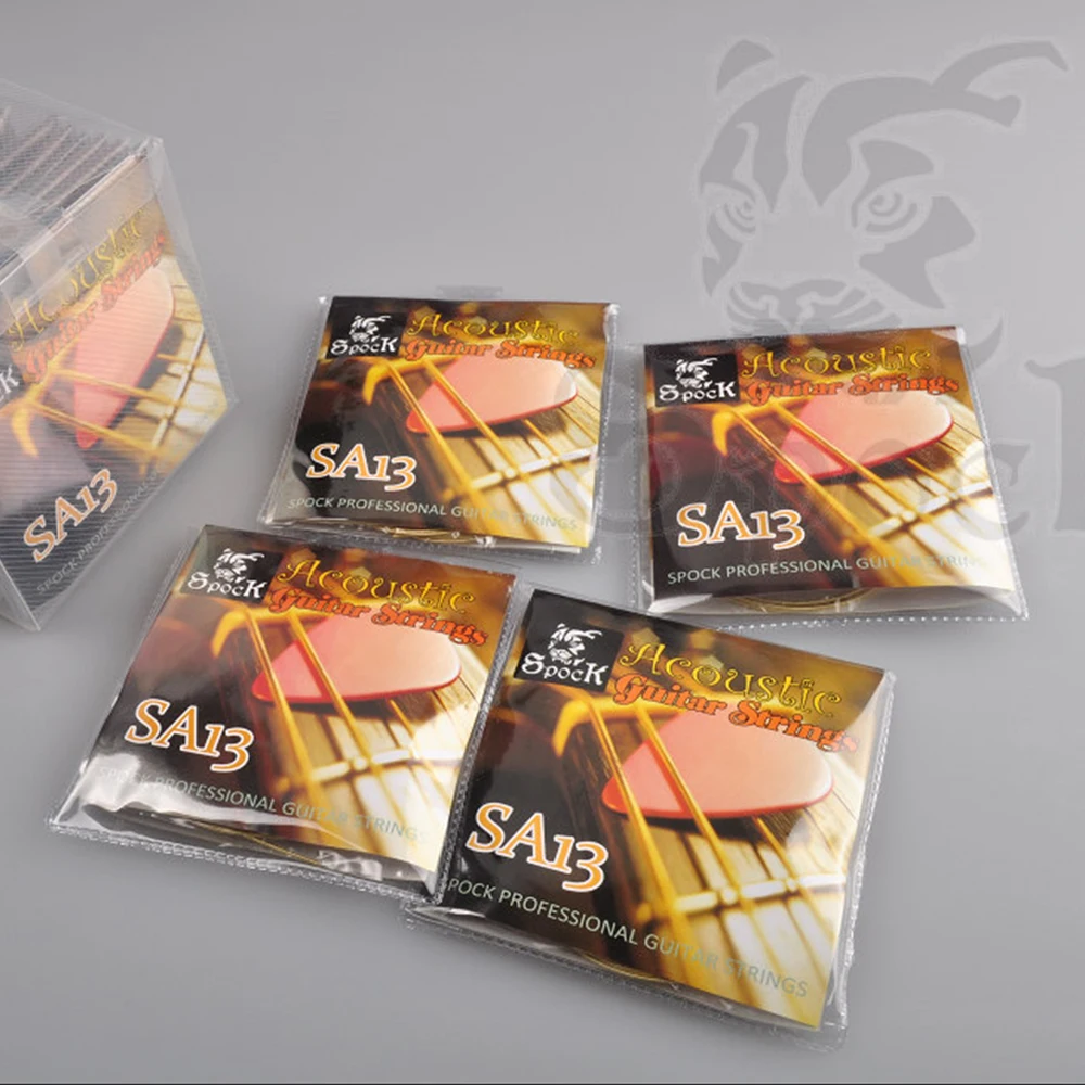Spock SA13 Acoustic Guitar Strings Stainless Steel Core 010 011 012 for Choose Coated Copper Alloy Wound Spock SA13 Acoustic Guitar Strings Stainless Steel Core 010 011 012 for Choose Coated Copper Alloy Wound