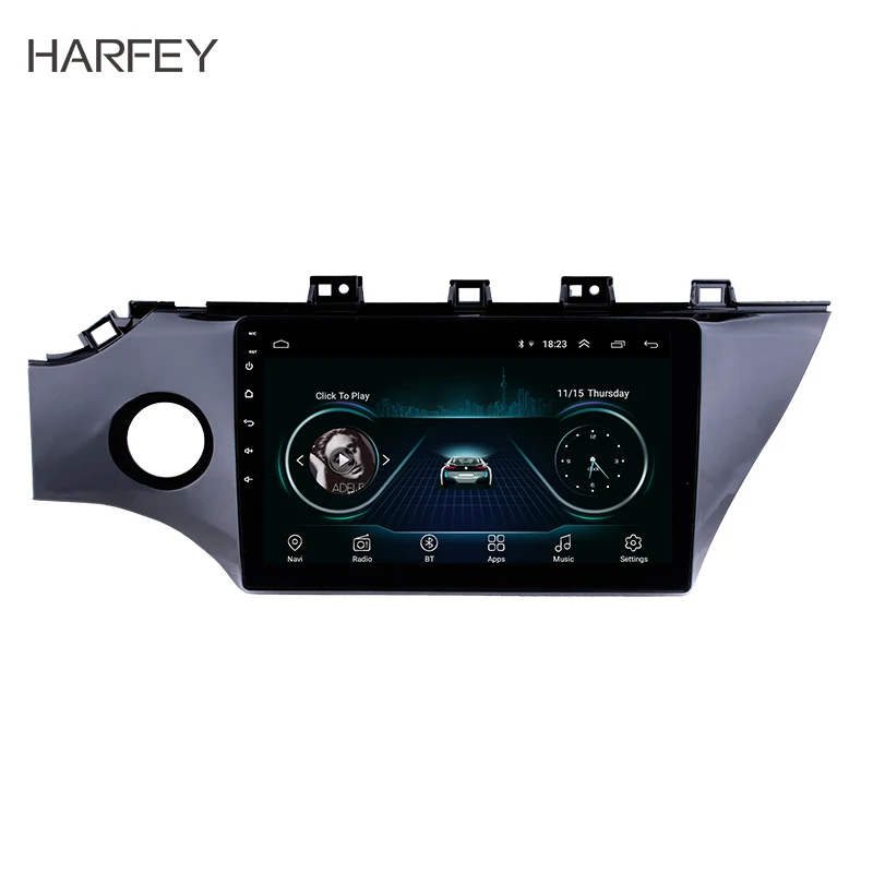 Автомагнитола Harfey 2Din сенсорный экран 10 1 дюйма GPS стерео для KIA RIO K2 2017 2018 Android 8 с