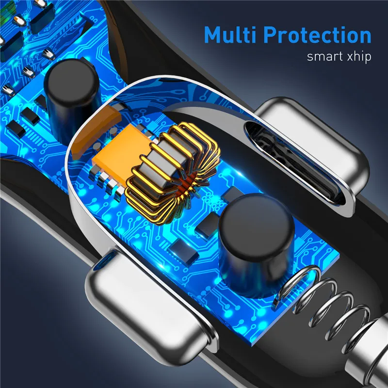 USLION USB شاحن سيارة للهاتف 2A المزدوج USB سريع شاحن آيفون X XS 8 هواوي الهاتف البسيطة سيارة-مهايئ شاحن شاحن يو اس بي