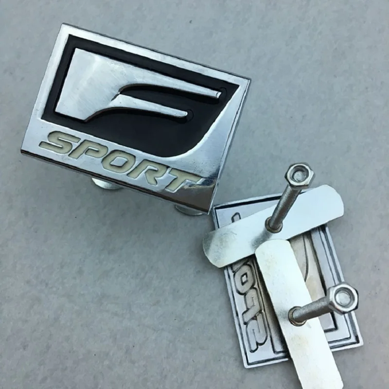 Accesorios de automóvil piezas exteriores coche cabeza parrilla insignia con emblema de logotipo F-SPORT Accesorios de automóvil piezas exteriores coche cabeza parrilla insignia con emblema de logotipo F-SPORT