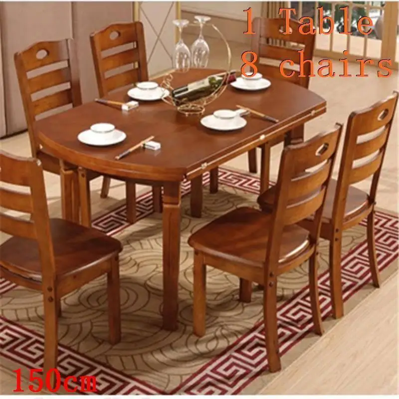 Set Dinning Eet Tafel Tisch Tavolo Da Pranzo Yemek Masasi Sala De Jantar Wooden Round Desk Mesa Comedor Bureau Dining Table