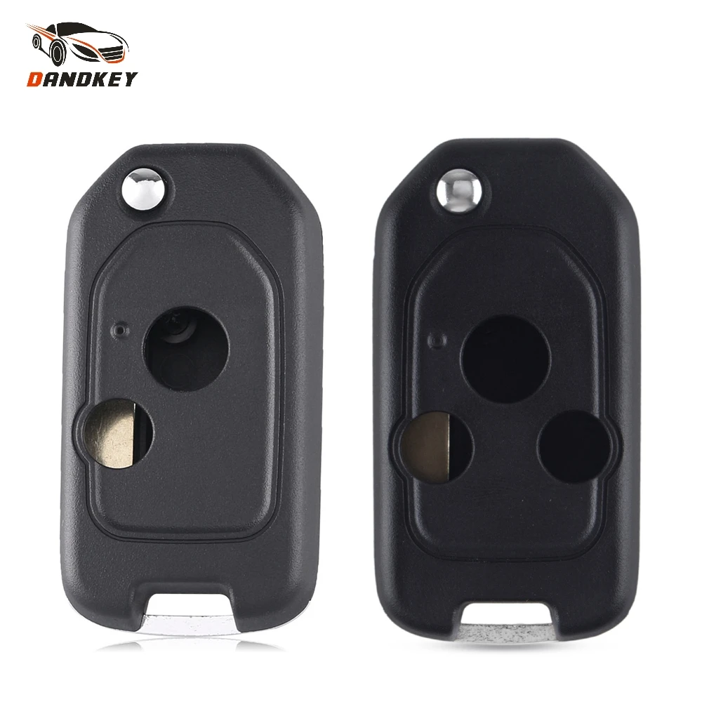 Dandkey 10X 2/3 Buttons Modified Flip Car Remote Key Shell For Honda Accord CRV Odyssey CIVIC Pilot Folding Case Fob Cover | Автомобили и
