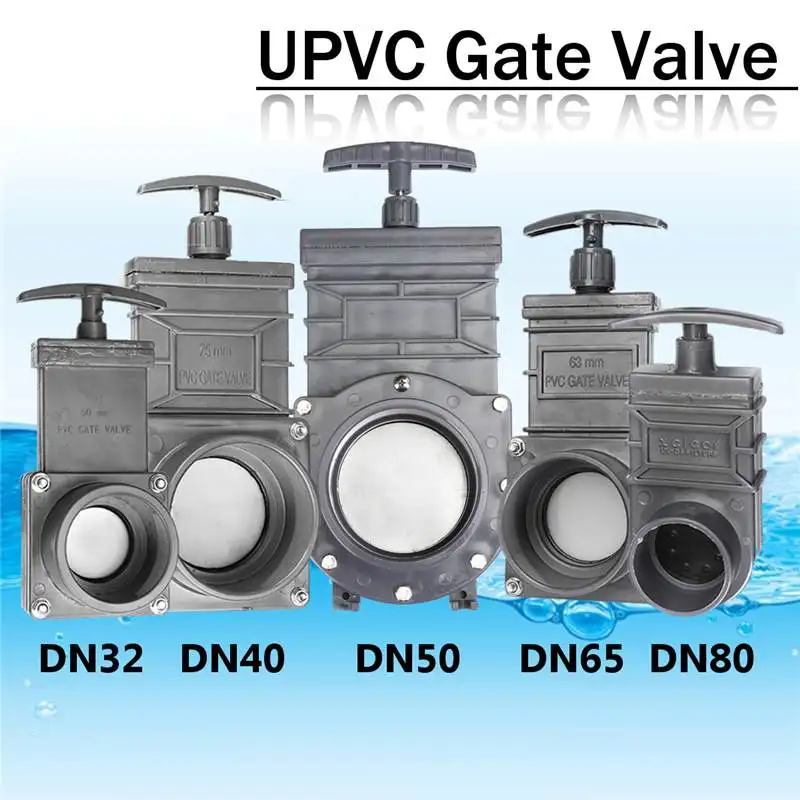 

UPVC EPDM Sewage Gate Valve Industry Pull Plate Mixing Valve DN32/DN40/DN50/DN65/DN80 1.5inch/2inch/2.5inch/3inch/3.5inch
