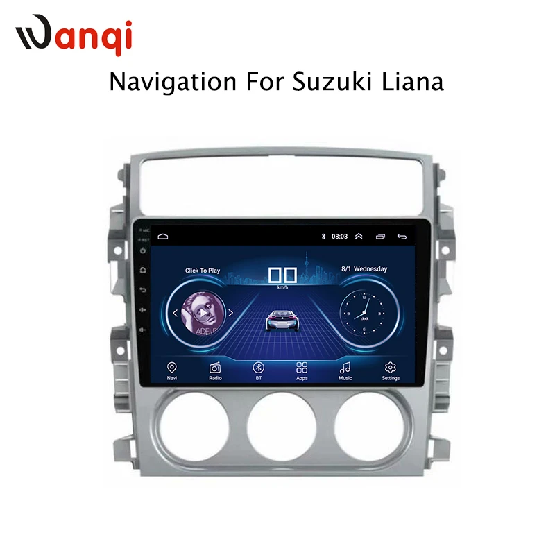 

Hot Sale 9 Inch Android 8.1 Car Dvd Gps Player for Suzuki LIANA 2007 - 2013 built-in Radio Video Navigation Bt Wifi