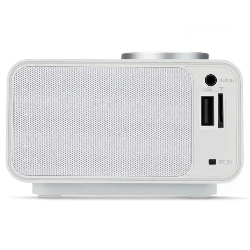  Reloj despertador Digital enchufe UE Altavoz Bluetooth con cargador Usb Radio Fm Snooze juego de ta