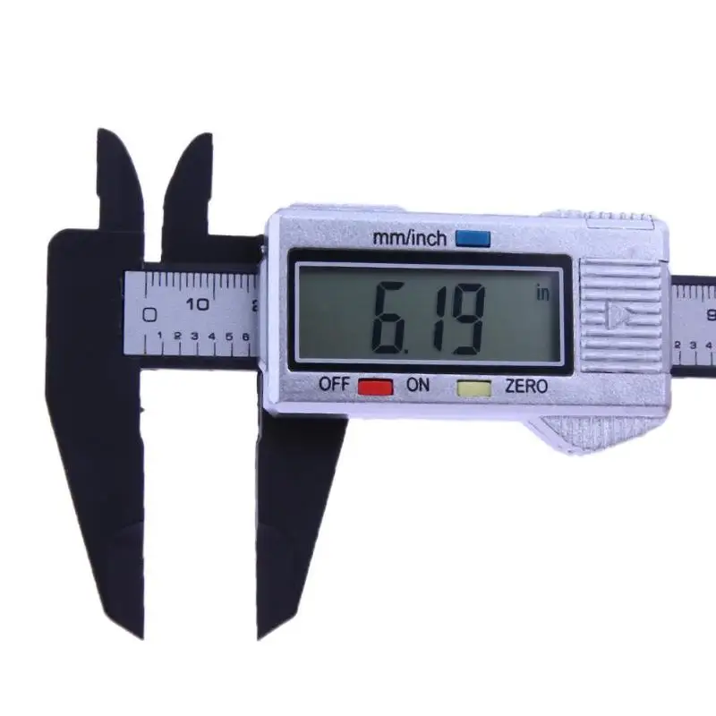 150mm 6 inch Plastic LCD Digital Electronic Vernier Caliper Scale Ruler Vernier Caliper Gauge Micrometer Measuring Tool 2018 Ne 150mm 6 inch Plastic LCD Digital Electronic Vernier Caliper Scale Ruler Vernier Caliper Gauge Micrometer Measuring Tool 2018 Ne