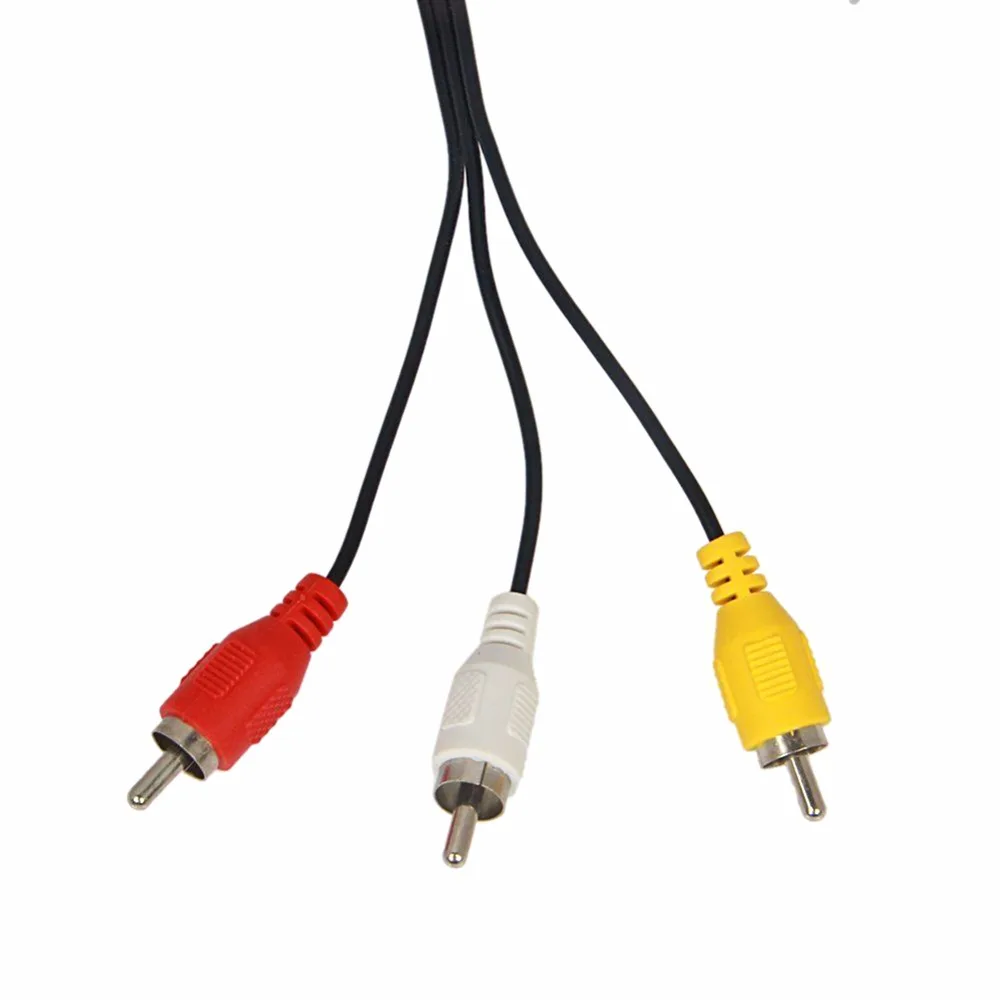 3 5 мм разъем для RCA Мужской Аудио Видео AV кабель AUX стерео шнур 3RCA стандартный