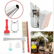 Инструменты для пчеловодства 7 комплектов самостоятельной упаковки скребок, пчелиный подметальный игольчатый нож, селезенка и Королевская клетка Embedder