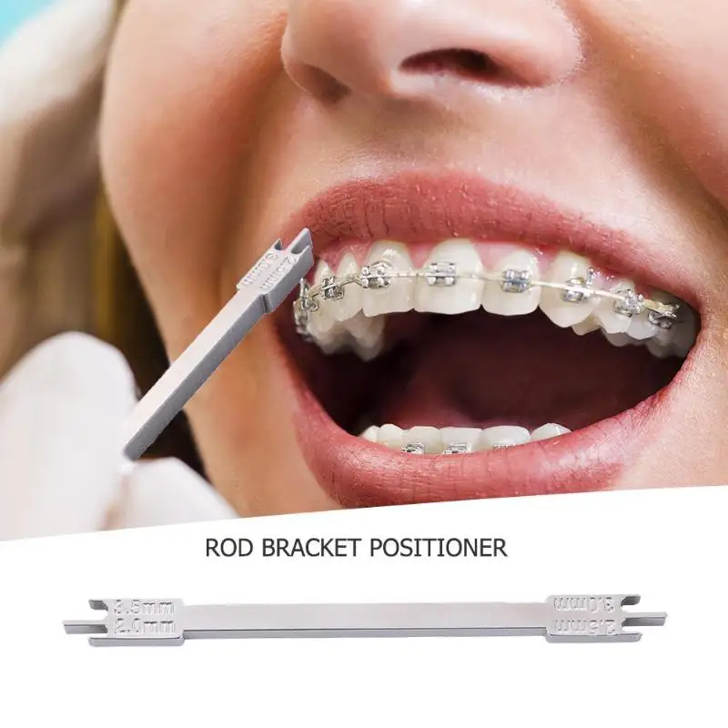 

1 pcs 3 Size Dental Brackets Gauge Locator Stainless Steel Rod Dental Orthodontic Positioner Teeth Instruments Tool